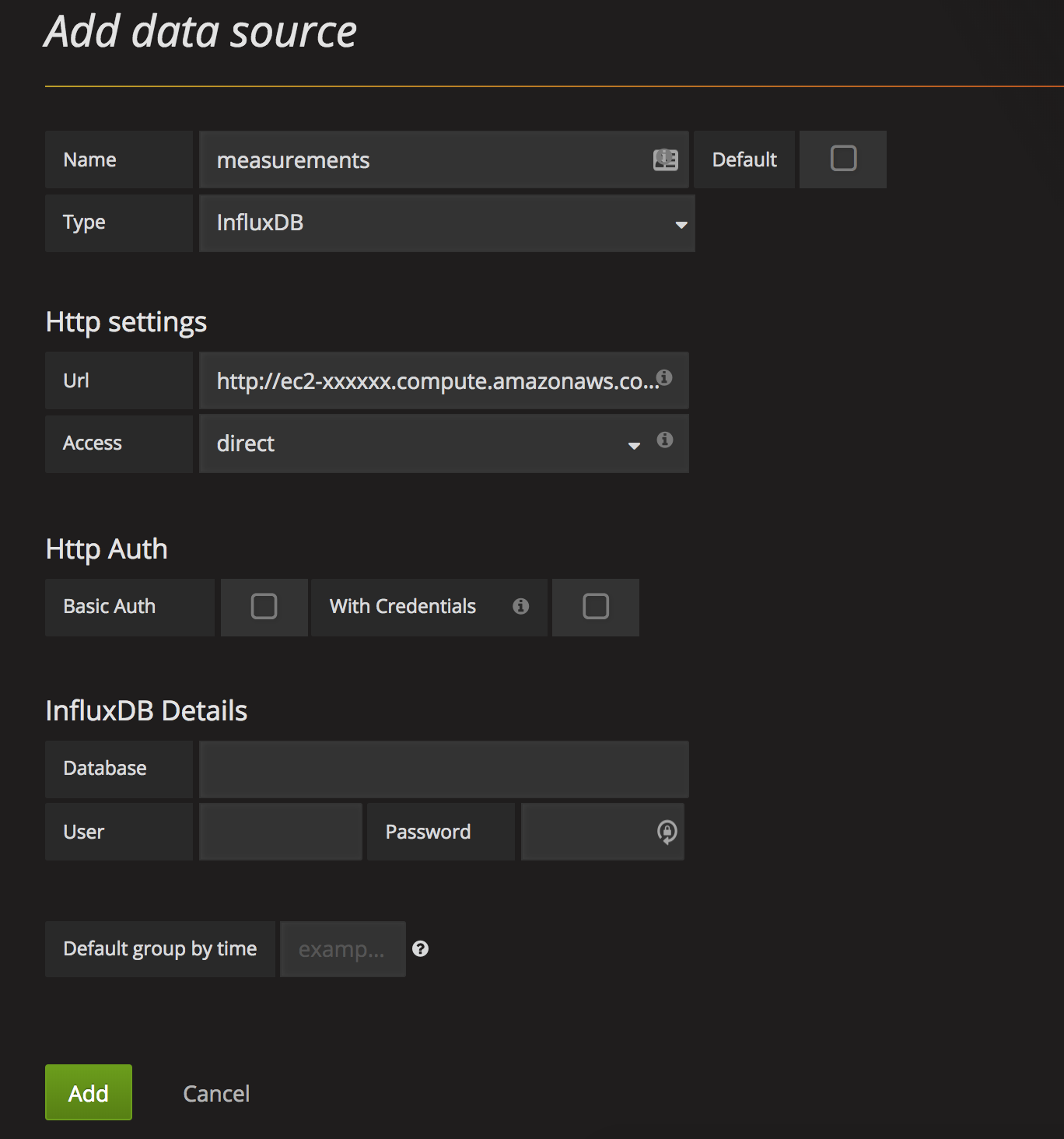 Screen-Shot-Grafana-Influx-Connector